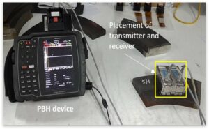 Figure 6: Exemplary Valji sample UT analysis performed using PBH equipment.